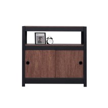 홈던트 거실 서재형 인테리어 TV 철제 책장 - 베이직W800 F타입 도어형, 블랙프레임/그린도어