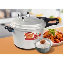 압력밥솥 호텔 대용량 상업용 업소용 고압 식당 압력, 22cm 인덕션 가스렌지 만능(3-5인)