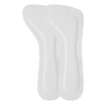 발열 핫팩 깔창 패드 양털 라텍스 1 쌍 미끄럼 방지 땀 흡수 마사지 안창 7 가죽 하프 여성 피트 하이힐 Insoles Orthotics Inserts, [03] WHITE