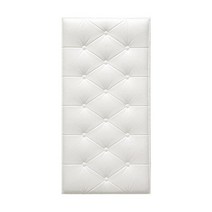 벽매트 벽쿠션 안전가드 충돌방지 어린이집 3d 방수 벽 스티커 60x30cm 셀프 접착 벽지 매트 부드러운, 01 White
