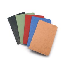 하이모리 클레르퐁텐 age bag 스태플제본 노트 줄지 A6 (73416), 상세설명 참조, 타바코