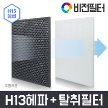 비전필터 H13등급 위닉스 공기청정기 호환 필터 제로 제로2.0 타워XQ 제로S 숨에어워셔 퓨어 제로플러스 WACU150 WACU300, 숨 에어워셔 필터 고급형