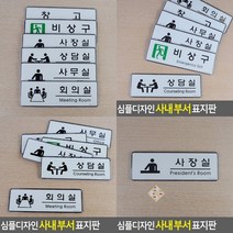 비상구 표지판 미니간판 사인물 아크릴현판 스카시 안내문 아크릴간판 표찰 팻말 안내판 아크릴표찰 서각 실내, 사장실