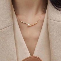 체인 새로운 반짝 이는 나비 목걸이 숙녀 절묘한 더블 레이어 쇄골 쥬얼리 선물, [12] NJ-540