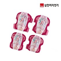 삼천리 시크릿쥬쥬 보호대 어린이 자전거 킥보드, 핑크