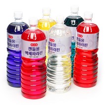 캔들용 액체파라핀 1.8 L 파라핀 오일 1상자 (12병), 분홍