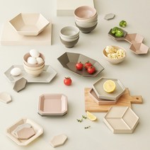 (4P 사은) 김성훈도자기 6인 홈세트 프리미엄 모던 31P 신혼그릇세트 혼수그릇, 핑크세트