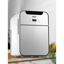 미니 냉장고 냉동고 원룸 기숙사 차량 음식물 처리기, 18L 트리플 코어 (실버)