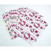 의류비닐봉투 3호.27x37cm/키티.1봉/50장, 1