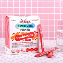미스앤미즈 프로바이틱스 프락토올리고당 모유유래유산균 락토바실러스 플란타룸 퍼멘툼 로셀유산균 석류농축 건조효모 수용성 비타민 판토텐산 30포, 30포 X 4통