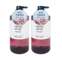 해피바스 오리지널 컬렉션 프레시 로즈 바디워시 910g x 2개 AHA 각질 케어