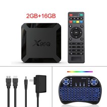 TV OTT 셋톱박스 티비캐스트 X96Q-안드로이드 10 박스 2GB 16GB Allwinner H313 쿼드 코어 4K 60fps 스마트 TVBOX 와이파이 구글 플레이어 유튜브, [02] Eu 플매트 카펫 러그, [05] 2G16G