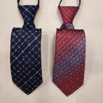 [로베르따] 뉴코아창원 !!선물최고~찬스!! 남성정장룩 하객룩 혼주 깔끔 세련 멋진 고급스런 자동 큐빅넥타이2종