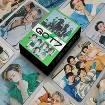 아이돌 GOT7 로모 카드 55 개/세트 잔인한 동창회 FanCon 엽서 새 앨범 소년 그룹 팬 선물, [01] 01