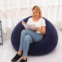 홀라컬러 룸메이트 1인용 에어소파(110cm) (네이비), 상세페이지 참조