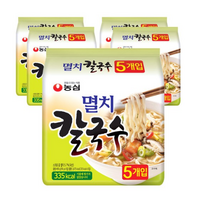 농심 멸치 칼국수 98g, 25개