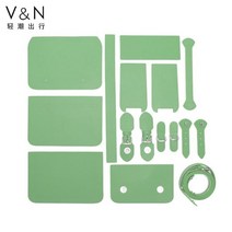 샤첼백 가죽 가방 공예 DIY 공방 체험 원데이클래스 만들기 키트 여사친 딸 생일 선물, 단일사이즈, 그린 스몰
