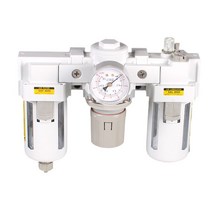 SKP SAU4000M-04G 에어유니트 SAU 4000M-04G 에어레귤레이터 에어필터레귤레이터 조합형 수분제거기 1/2인치 콤프레샤, 1개