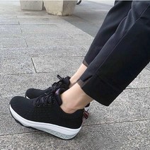 여성통굽운동화 수제화 4.5cm발편한통굽운동화 폭신폭신함