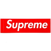 슈프림 정품 스티커, 3 Red Box Logo