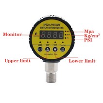 HC-Y810 220 AC 1MPA 유압 공기 압축기 디지털 스위치 x 1.5 G1/2 맞춤형, 04 thread G3-8, 06 0-1Mpa