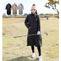 [체스] SU 여성골프 오리털 롱패딩