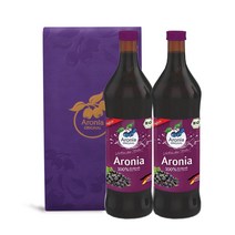 아로니아 오리지날 100% 유기농 700ml 2병 선물세트 (유통기한23.5.4까지)