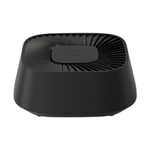 부유먼지청소기 고양이털 개털필터 반려견 동물청정기 rigoglioso 음이온 공기 청정기 for home with electronic filter 자동차 공기 청정기 워셔블 홈, 검은 색