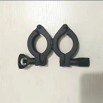 익스테리어용품 자동차고무몰딩 카풍차단 사이드스커트 소음차단 루프박스 공병 삽 마운트 브래킷 직경 핸들 삽 스페이드 총 패들 용 범용 자동차 지붕 바구니 마운트 홀더 클램프, 블랙 싱글
