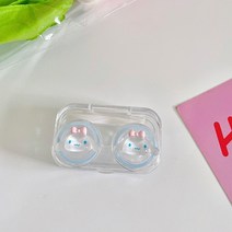 Sanrio-콘택트 렌즈 케이스 파차코 시나모롤 귀여운 카툰 파인 플래시 입체 장식 콘택트 케이스, 05 E