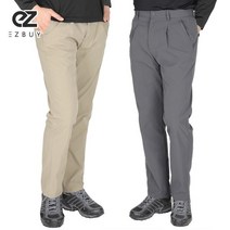 이지바이 입덕 남성 탄탄한 원턱 면 바지 SI21LP067M