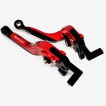 스즈키 버그만125 200 튜닝 폴딩 조절식 브레이크 레버 한쌍 오토바이 OTO_1000000682, 골드 2개 1개