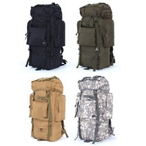 백패킹 배낭 준비끝 큰 여행백팩 65L 대학생 여성 오빠선물, 블랙