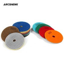 가성비 4인치 100mm 80mm 다이아몬드 습식 연마 패드 디스크 화강암 대리석 콘크리트 석재 연삭 공구, 05 500_02 4 inch