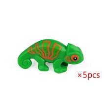 동물 귀여운 양 염소 암소 돼지 개 치킨 가축 피규어 MOC 빌딩 블록 어린이를위한 장난감 선물 DIY 부품, 39 5LPJA036-1