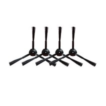 Chuwi 아이 라이프 (iLife) V55 V50 V5 V5S V3 V3S V50 프로 X5 액세서리에 대한 4PCS 사이드 브러쉬 로봇 진공 청소기 부품, 하나, 검정