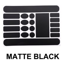 자전거프레임 로드 픽시 카본 부품 몸통자전거 프레임 프로텍터 스티커 페이스트 탈착식 두께 투명 마모, 02 Matte Black