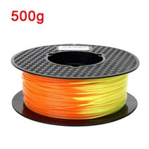 3d 프린터 필라멘트 PLA 온도에 따른 색상 변경 인쇄 승화 재료 1.75mm, 오렌지  YE -500g, 협력사