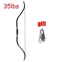 서바이벌 페인트볼 사냥 활 야외 사격 연습용 리커브 전통적인 나무 아서리, 35lbs bow