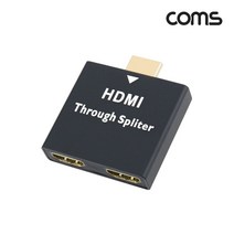 HDMI 무전원 분배기(1대2) 근거리 전용 일체형, 2개