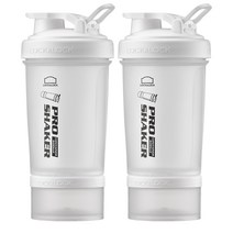 락앤락 프로쉐이커 컨테이너 2P, 매트화이트, 600ml