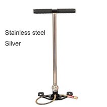30mpa mini air pump 3 stage car 손으로 작동되는 압축기 팽창기 사냥 paintball pcp 펌프 300bar for air gun, 은