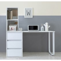 서랍 책꽂이형 심플 학생 책상 1200 (2색) 초등고학년 컴푸터 컴퓨터 개인, 오크