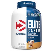 Dymatize Nutrition 다이마타이즈 뉴트리션 엘리트 카제인 시나몬 번 가루 파우더 Elite Casein 1.8kg, 1개