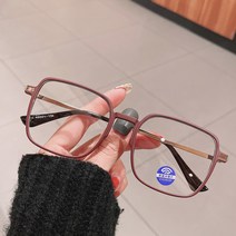 변색 방지 안개 방지 블루 라이트 안경 근시 안경 여성 일반 얼굴 눈 보호는 코 패드가있는 학위 프레임 남성을 장착 할 수 있습니다 큰 둥근 얼굴 얇은