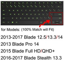 키보드 커버 Razer Blade 용 키보드 커버 15 17 Pro Stealth Book 13 14 2021 RZ09 노트북 실리콘 보호기, 05 Blade 12.5 13.3 14