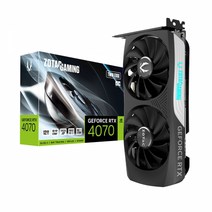 ZOTAC ZOTAC GAMING 지포스 RTX 4070 TWIN EDGE OC D6X 12GB