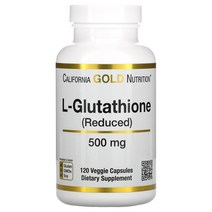 California Gold Nutrition L-글루타티온(환원형) 500mg 베지 캡슐 120정