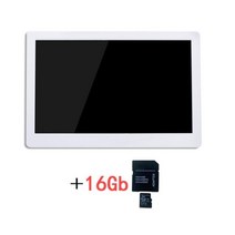 디지털액자 전자앨범 스마트액자 모니터 15인치 사진 7인치 8인치 휴대폰 전자 영상 광고, white 16G_미국 플러그