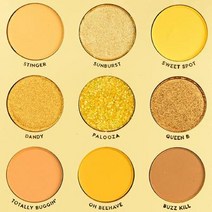 ColourPop Uh Huh 허니 아이섀도우 팔레트 (언박스 - 옐로우 골드 뉴트럴)